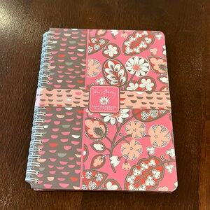 Vera Bradly Blush Pink Notebook with Pocket, NWT